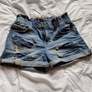 Denim shorts